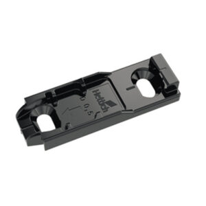Đế bản lề có hệ thống điều chỉnh chiều cao trực tiếp / Cách 0,5 mm / Màu đen obsidian / Thép
